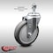 Service Caster 5 Inch SS Thermoplastic Rubber Wheel Swivel 1/2 Inch Threaded Stem Caster SCC SCC-SSTS20S514-TPRB-121315 - alternate 2